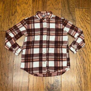 Eddie Bauer women’s micro fleece button up shirt